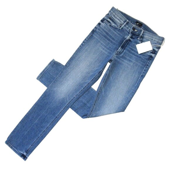 NWT Mother Mid Rise Dazzler Ankle in We The Animals Crop Stretch Jeans 28